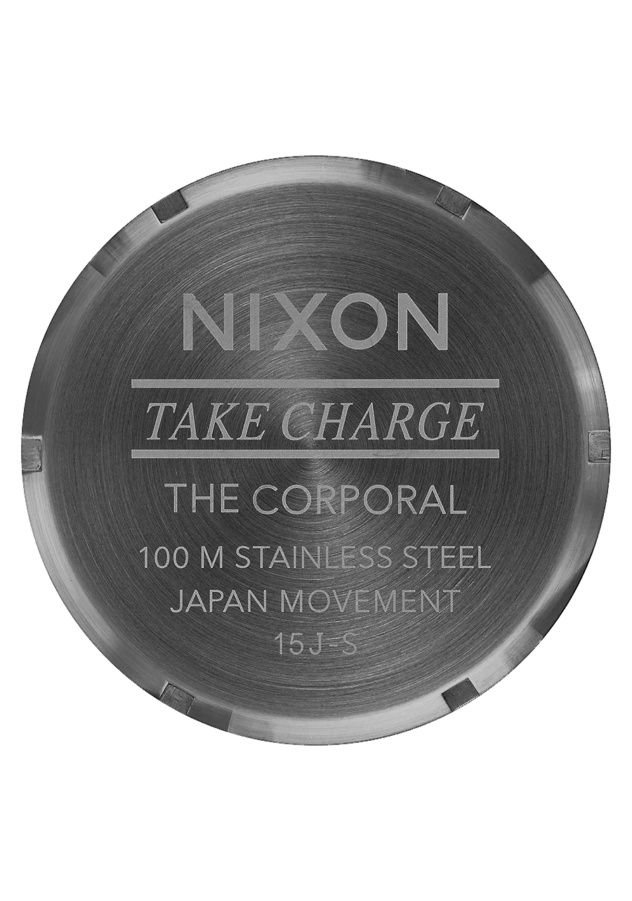 Corporal SS Watch -NixonA346-1062-00-Matte Black/Matte Gunmetal