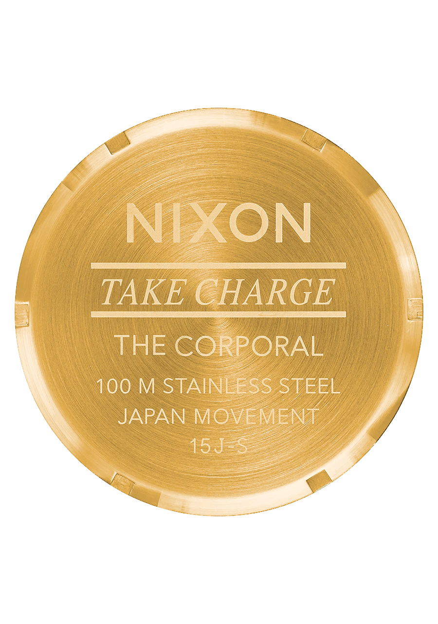Corporal SS Watch - Nixon3608700746807 - All Gold - Black
