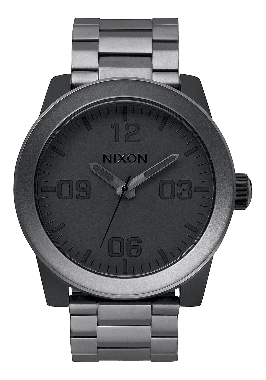 Corporal SS Watch -NixonA346-1062-00-Matte Black/Matte Gunmetal