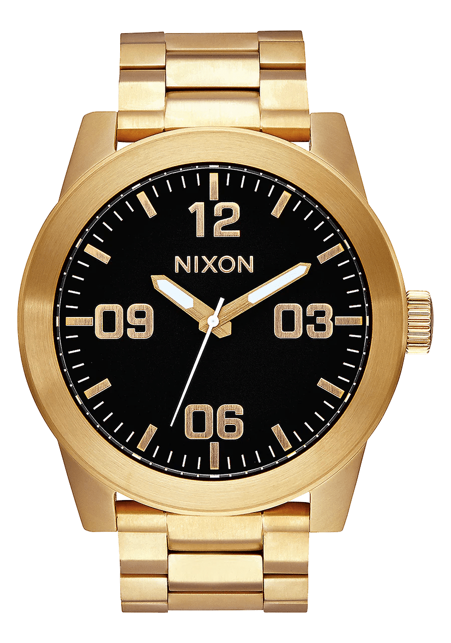 Corporal SS Watch - Nixon3608700746807 - All Gold - Black