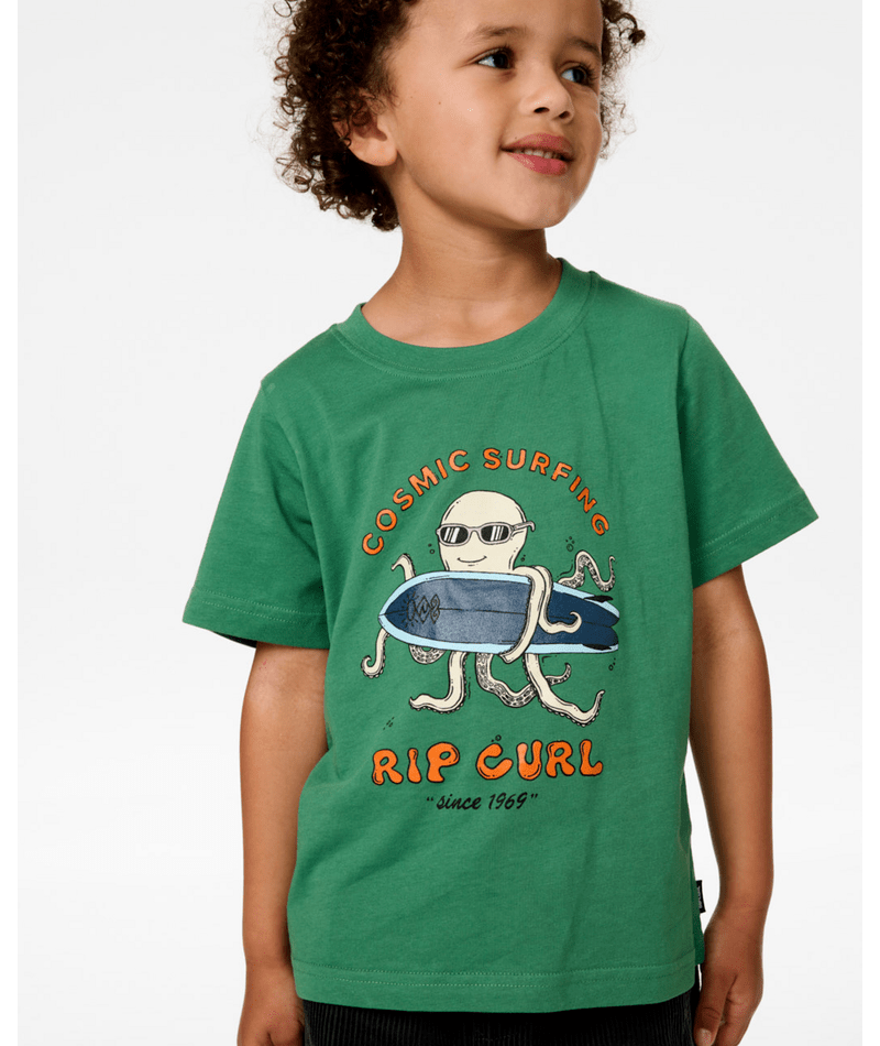 COSMIC SURFING TEE - BOY - Rip Curl02JTTE - GREEN - 1 - 2