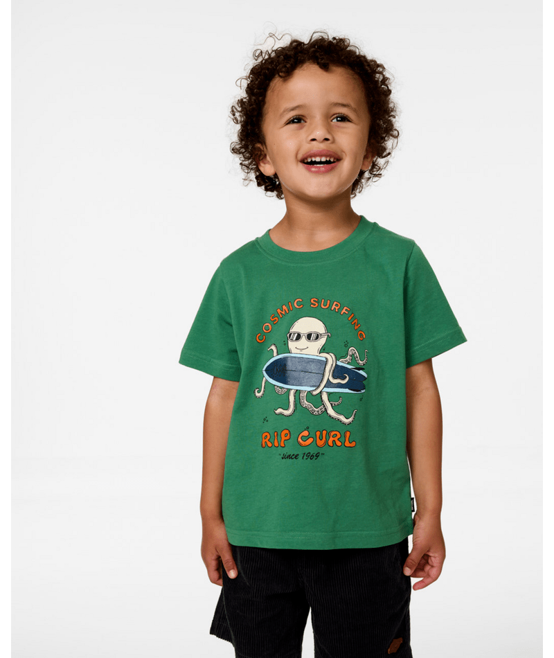 COSMIC SURFING TEE - BOY - Rip Curl02JTTE - GREEN - 1 - 2