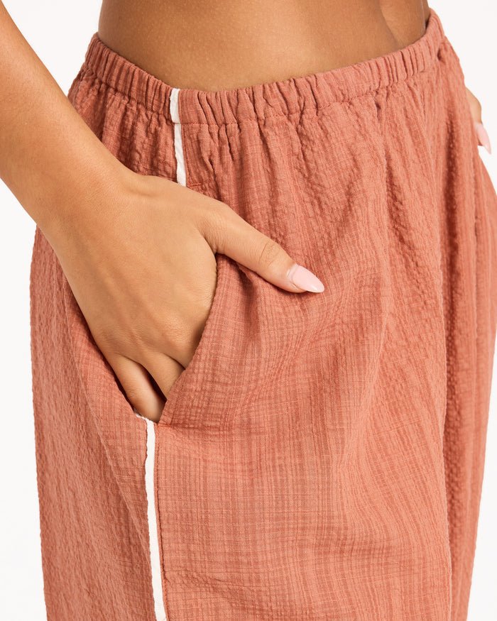 COSTA CHECK PANT -RoxyURJNP03088-CHUTNEY-XS