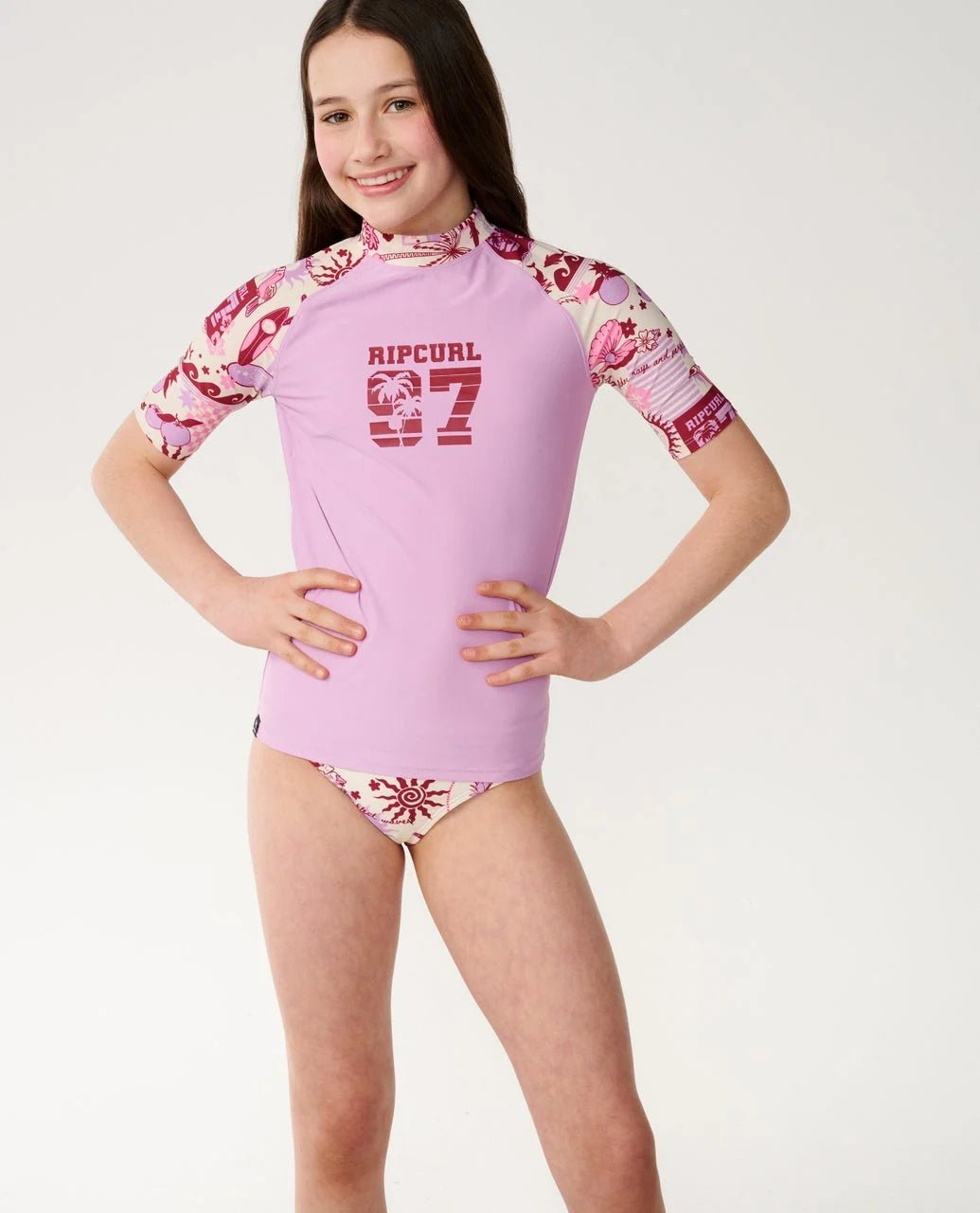 COSTA DEL SOL 3 PIECE SET-GIRL -Rip Curl14OGRV-LILAC-8