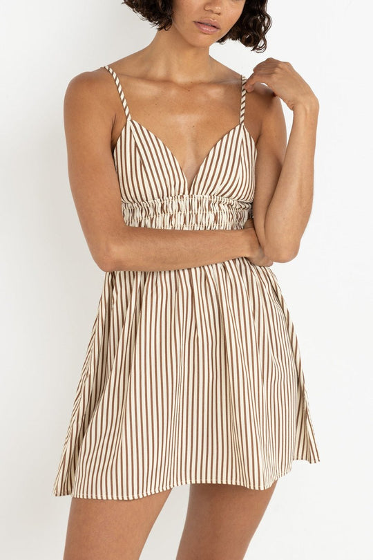 COVE STRIPE MINI DRESS