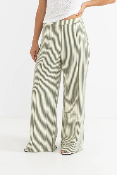 COVE STRIPE WIDE LEG PANT