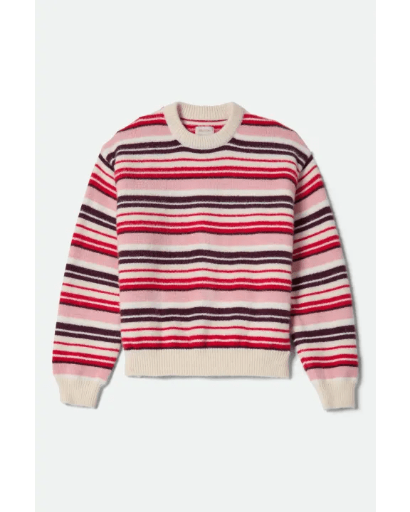 COZY CREW SWEATER - Brixton22858-MULTI STRIPE-XS