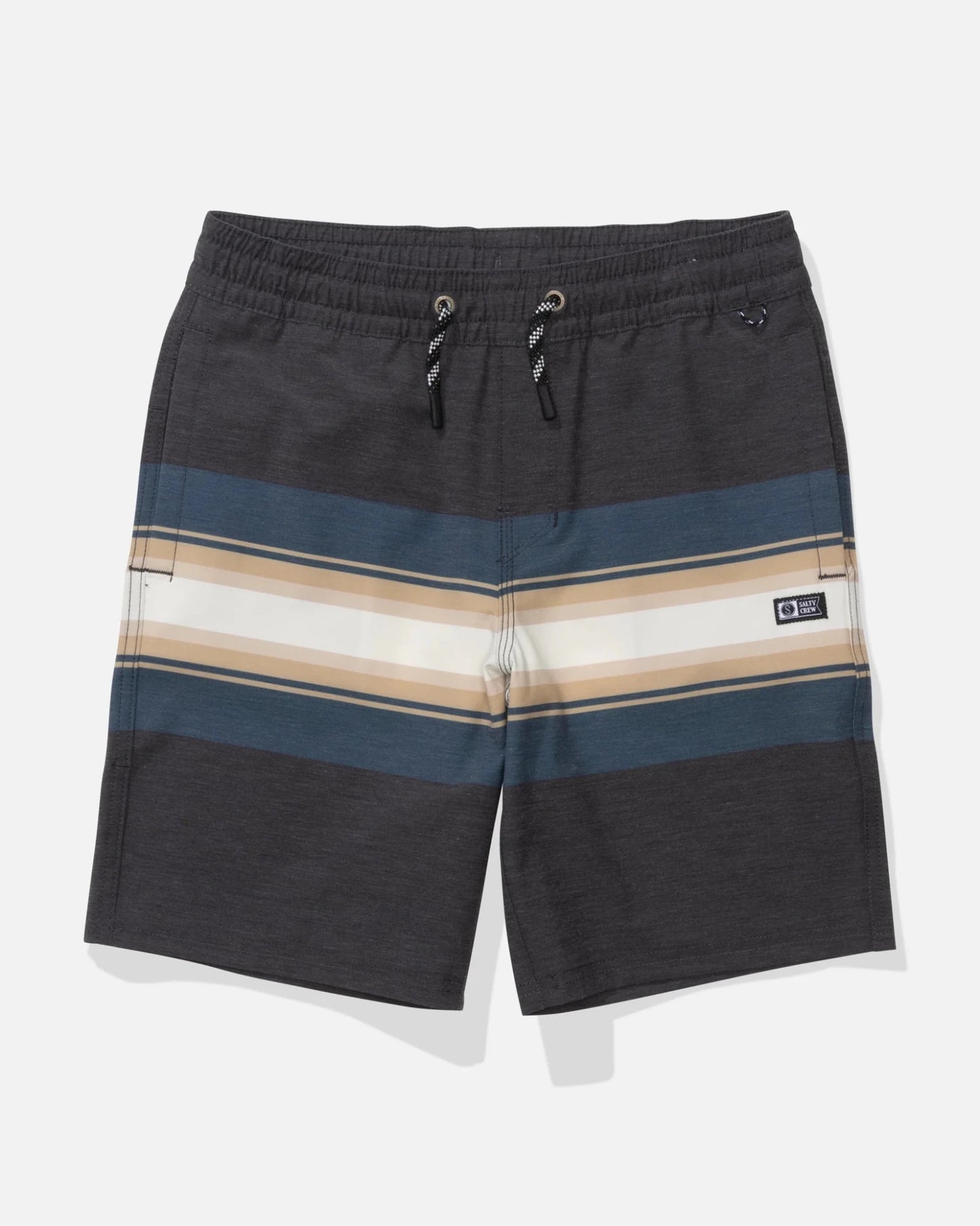 CREW BOYS STRIPE VOLLEY -Salty Crew30335208Y-PIRATE BLACK-S
