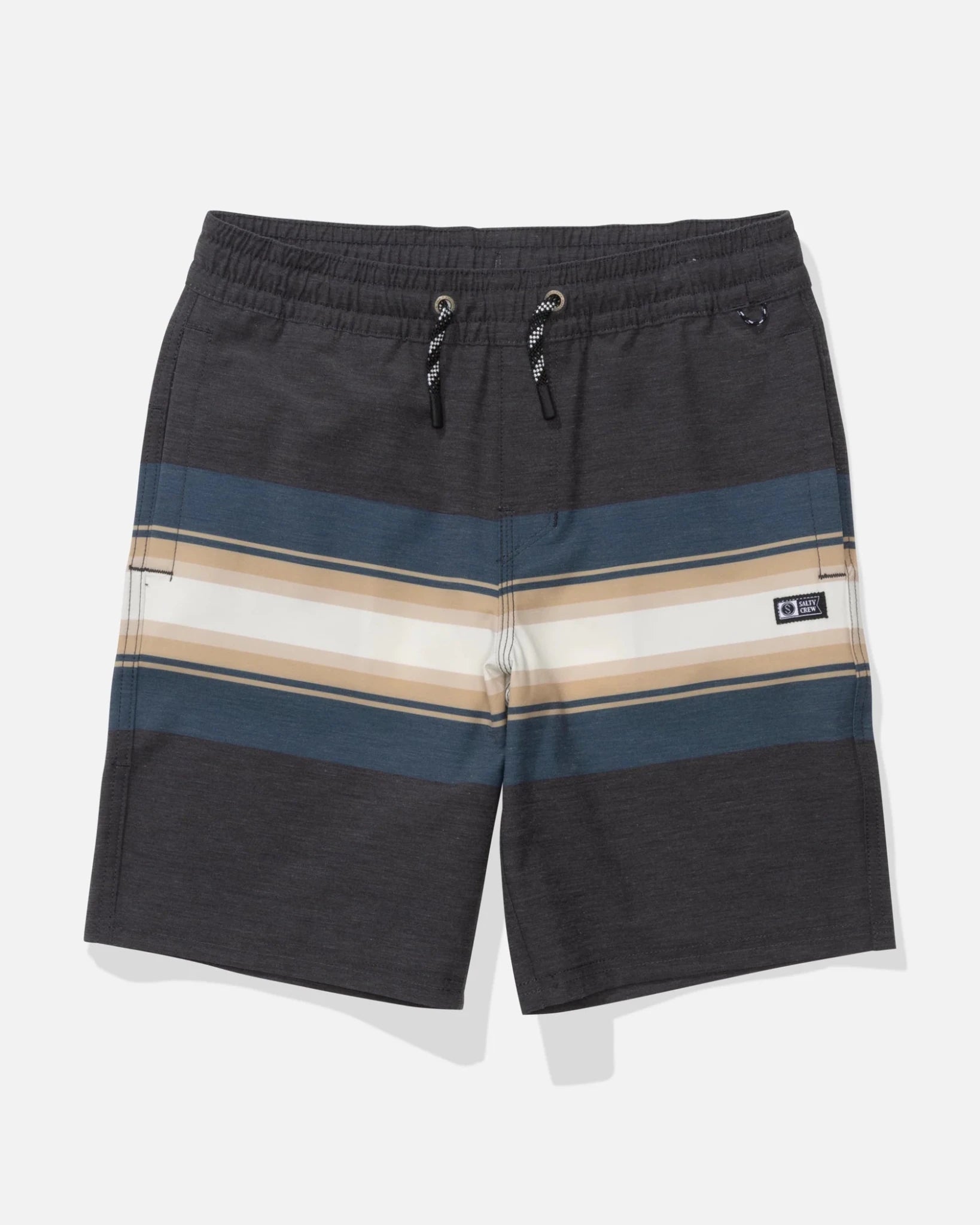 CREW BOYS STRIPE VOLLEY -Salty Crew30335208Y-PIRATE BLACK-S