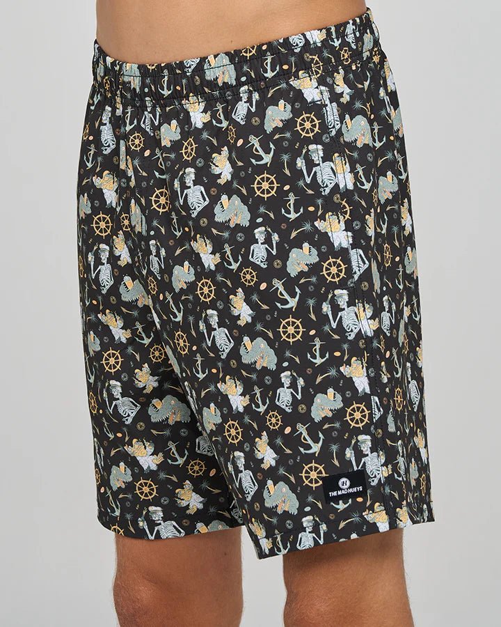 CROC CAPTAIN | 18" SWIM VOLLEY SHORT - The Mad HueysH125M04006-VINTAGE BLACK-28