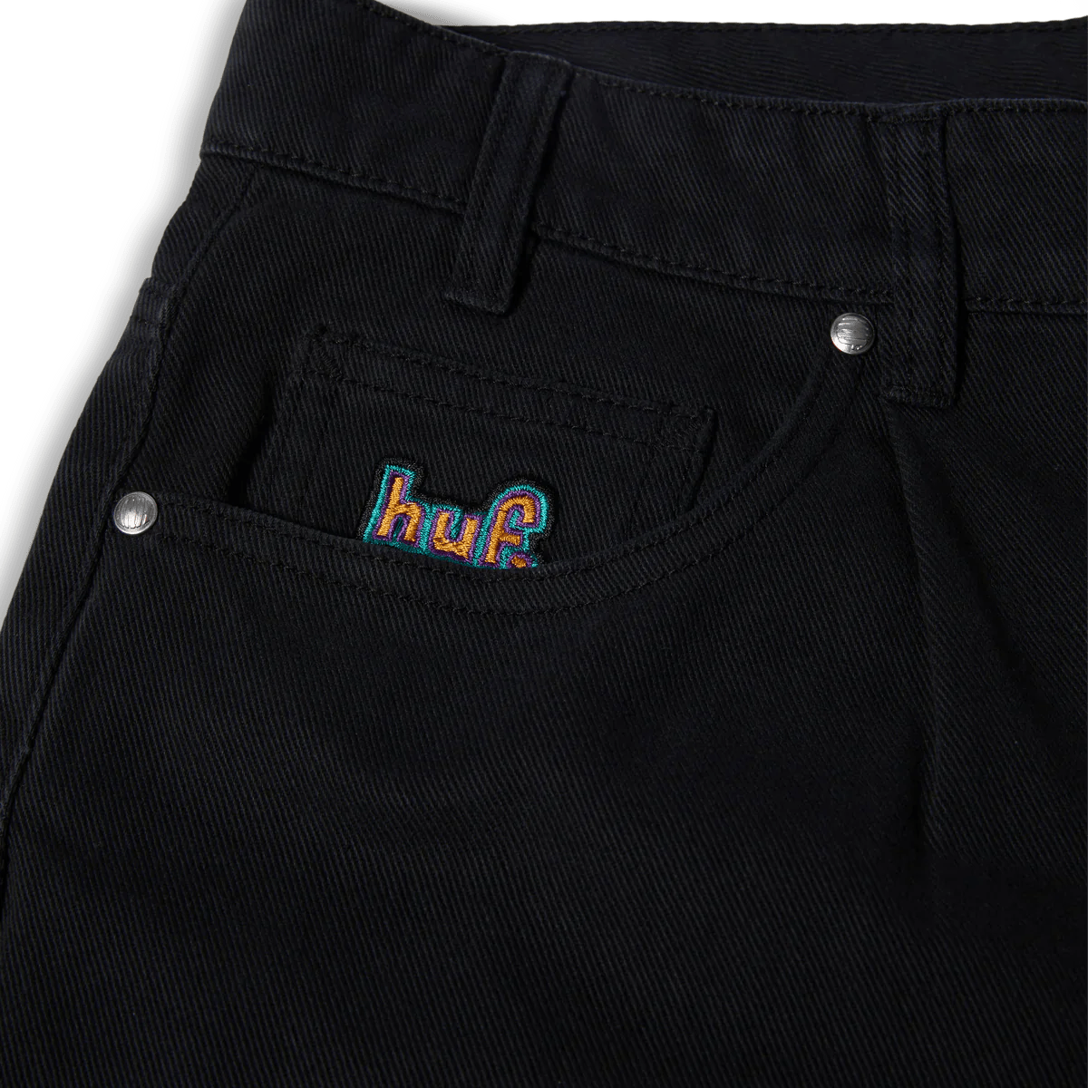 Cromer Pant - HUFHUF - AU - SP25 - D1 - 0129 - Black - 30