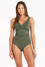 Cross Front Multi fit One Piece - Sea LevelSL1205ECO - KAH - Khaki - 10