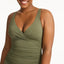 Cross Front Multi fit One Piece - Sea LevelSL1205ECO - KAH - Khaki - 10