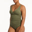 Cross Front Multi fit One Piece - Sea LevelSL1205ECO - KAH - Khaki - 10