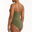Cross Front Multi fit One Piece - Sea LevelSL1205ECO - KAH - Khaki - 10