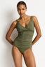 Cross Front Multi Fit Singlet Top -Sea LevelSL3206ECO-Khaki-8