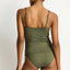 Cross Front Multi Fit Singlet Top -Sea LevelSL3206ECO-Khaki-8