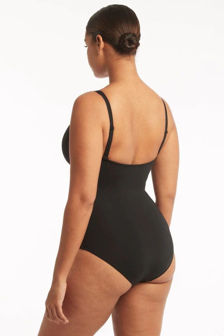 Cross Front Multifit One Piece - Sea LevelSL1205ECOBLK - Black - 10