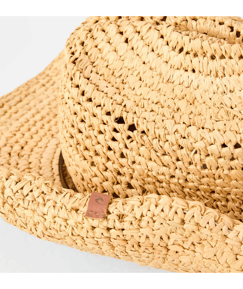 CRUSHABLE STRAW COWGIRL HAT -Rip Curl060WHE-Natural-S