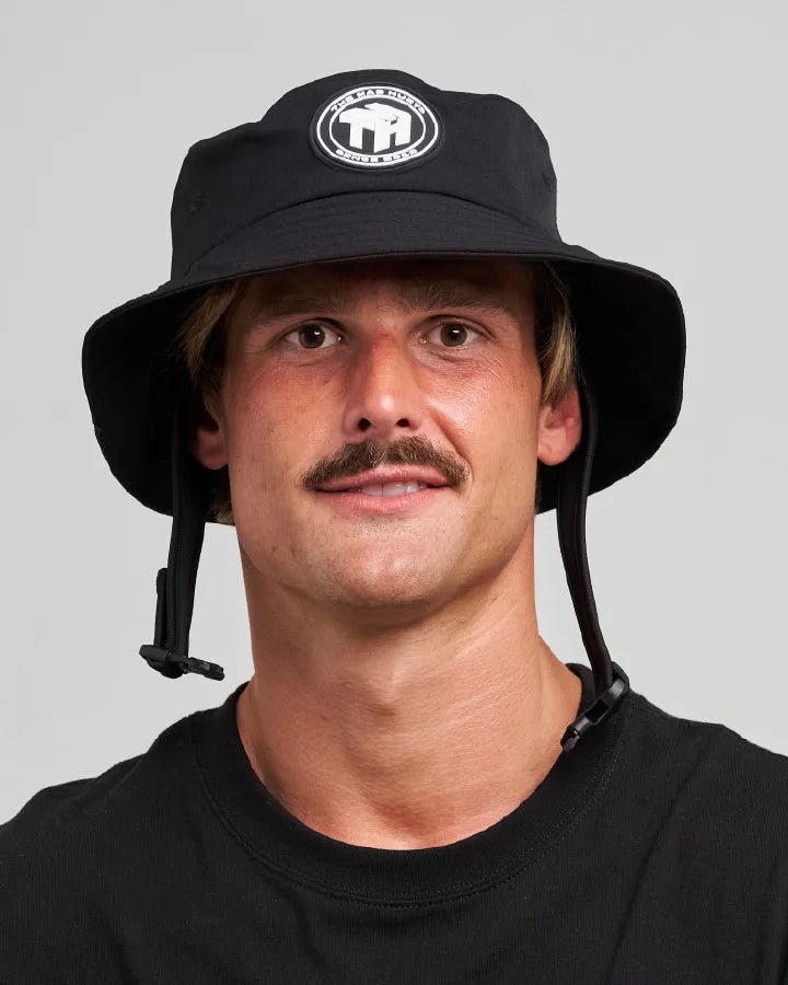 CUBE HUEYS | SURF BUCKET HAT -The Mad HueysH126M06020-BLACK-OSFM