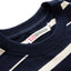 CURSIVE STRIPE T-SHIRT -S DoubleSD026S1100-NAVY/NATURAL-S
