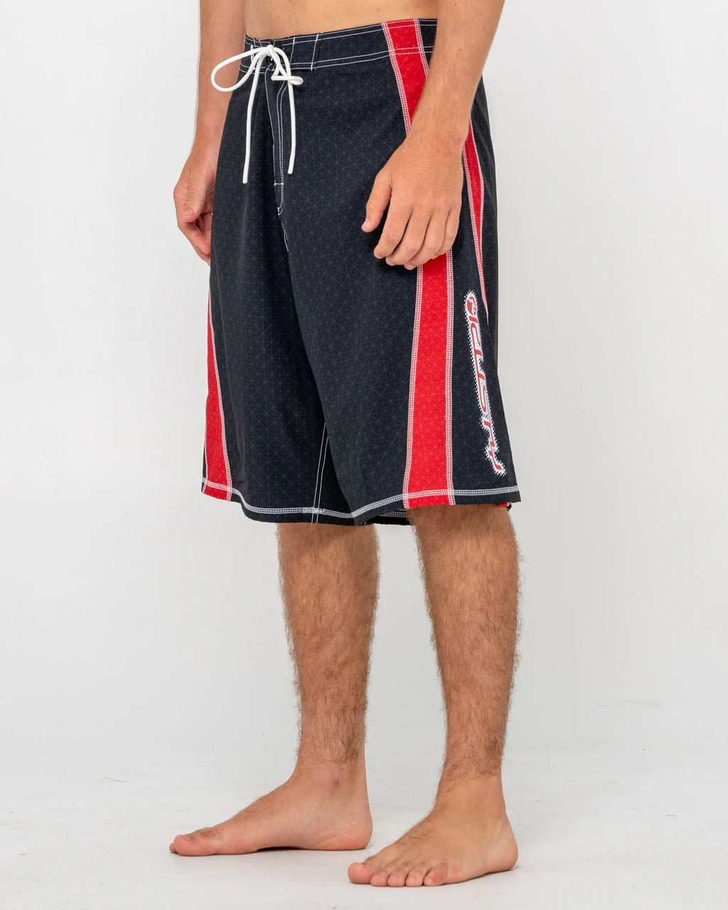 CYBERNATE FIXED WAIST BOARDSHORT - RustyBSM1760-BLACK-34