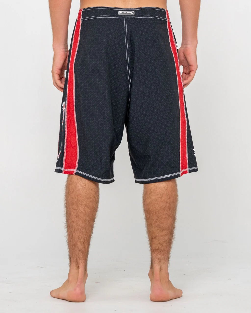 CYBERNATE FIXED WAIST BOARDSHORT - RustyBSM1760-BLACK-34