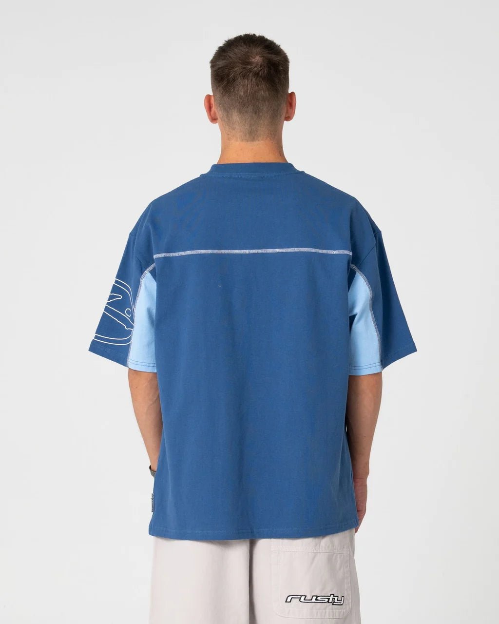 CYBERWAVE SHORT SLEEVE TEE -RustyTTM3061-ATLANTIC BLUE-XS