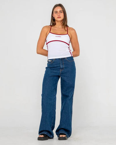 CYPRUS WIDE LEG HIGH WAIST JEAN - RustyPAL1480-DEEP SEA BLUE-06