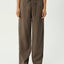 Cyrus - Recycled Wide Leg Pant - AfendsW254400-COFFEE STRIPE-XS