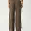 Cyrus - Recycled Wide Leg Pant - AfendsW254400-COFFEE STRIPE-XS