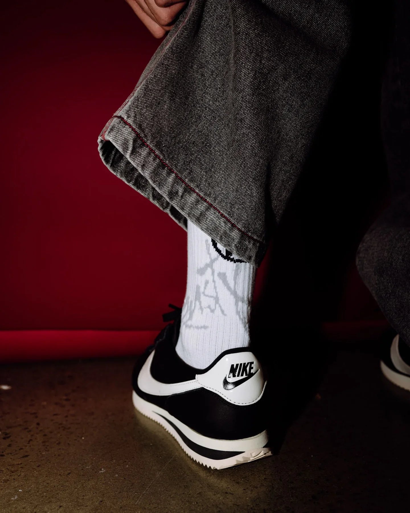 Dapaah Mid Calf Sock - RustySXM0229 - WHT - White - 41944