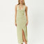 Darcy Hemp Check Maxi Dress - Afendsw244807 - lmc - Lemongrass Check - L