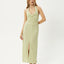 Darcy Hemp Check Maxi Dress - Afendsw244807 - lmc - Lemongrass Check - L