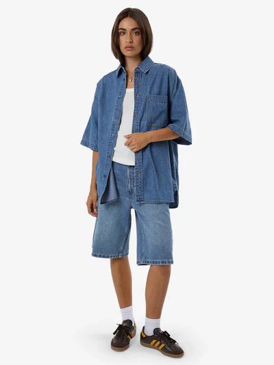 Darian Denim Shirt - Thrillswth24 - 229edd - Dark Dust Blue - 10