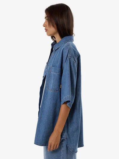 Darian Denim Shirt - Thrillswth24 - 229edd - Dark Dust Blue - 10