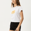 Dark Heaven - Recycled Baby Tee - AfendsW253002 - WHITE - XS