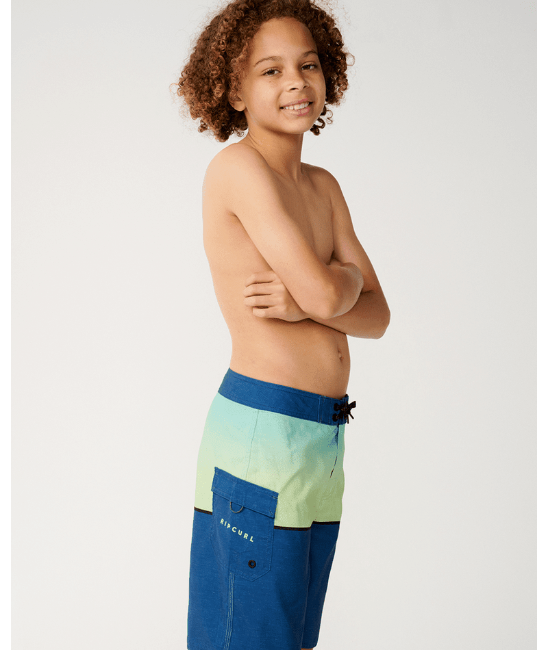 DAWN PATROL BOARDSHORT -BOY -Rip CurlKBOPG9-LIME-8