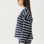 Delta - Recycled Knit Shirt - AfendsW262560-NAVY STRIPE-XS