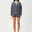 Delta - Recycled Knit Shirt - AfendsW262560-NAVY STRIPE-XS