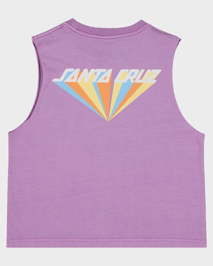 Delta Strip Chest Muscle Crop Tee - Santa CruzSG324 - SV02 - PURP - Purple - 10