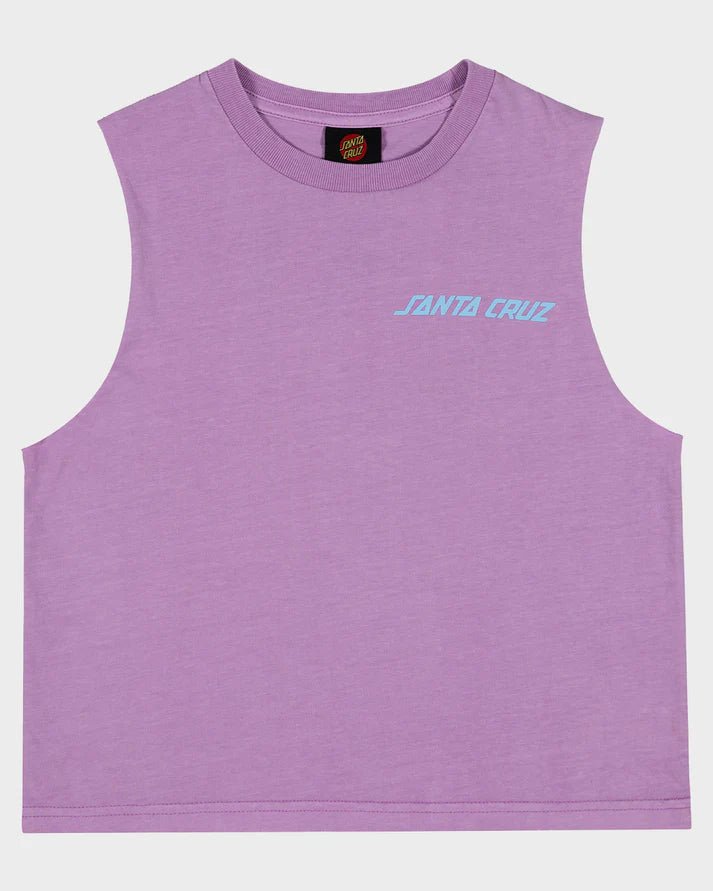 Delta Strip Chest Muscle Crop Tee - Santa CruzSG324 - SV02 - PURP - Purple - 10
