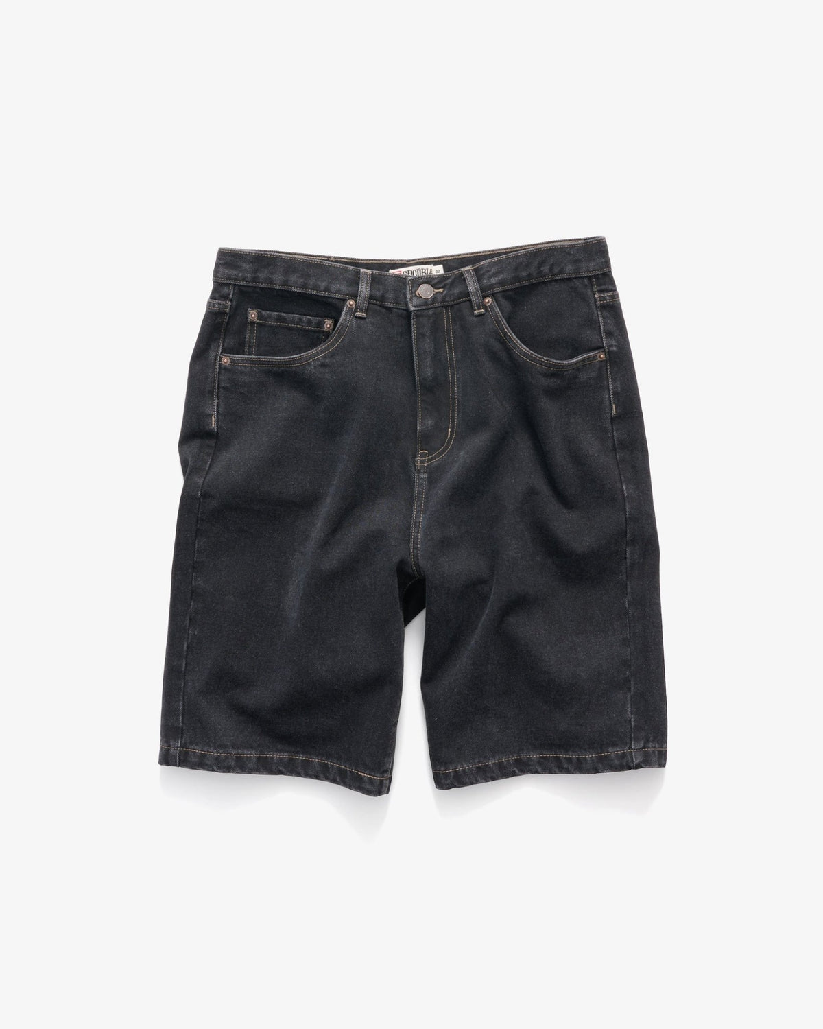 DENIM STANDARD SHORT -S DoubleSD024S3600-BLACK WASH-30
