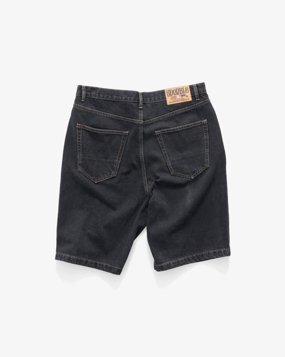 DENIM STANDARD SHORT -S DoubleSD024S3600-BLACK WASH-30