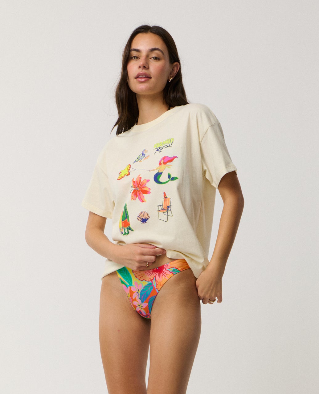 DESIRE RELAXED TEE -Rip Curl0PTWTE-VANILLA-2XS