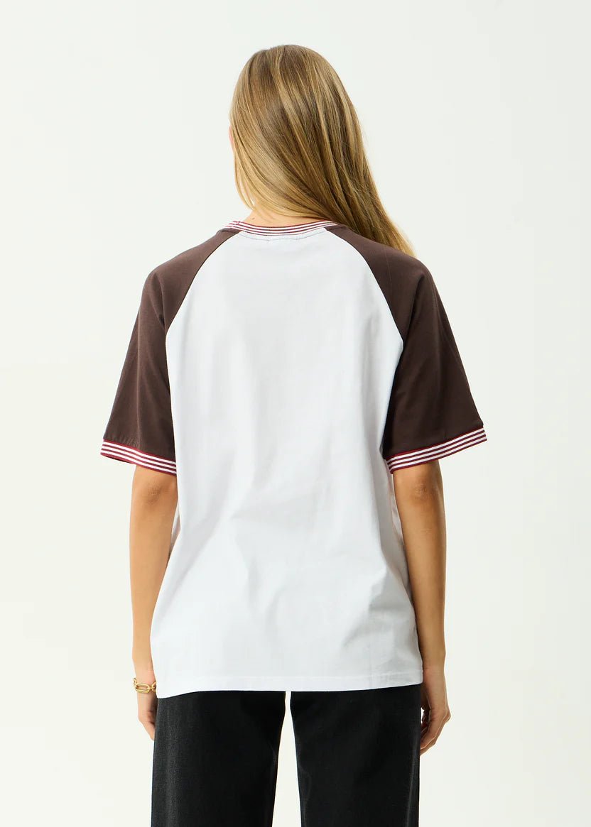 Dexter - Oversized Tee - Coffee / White - AfendsW261006-CWH-COFFEE / WHITE-S