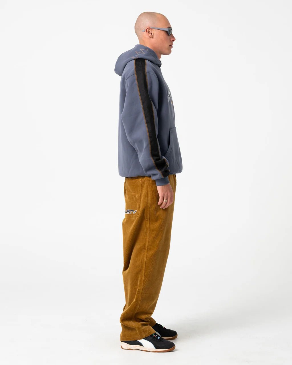 DINE N DASH HOODED FLEECE - RustyFTM1196-STEEL-XS