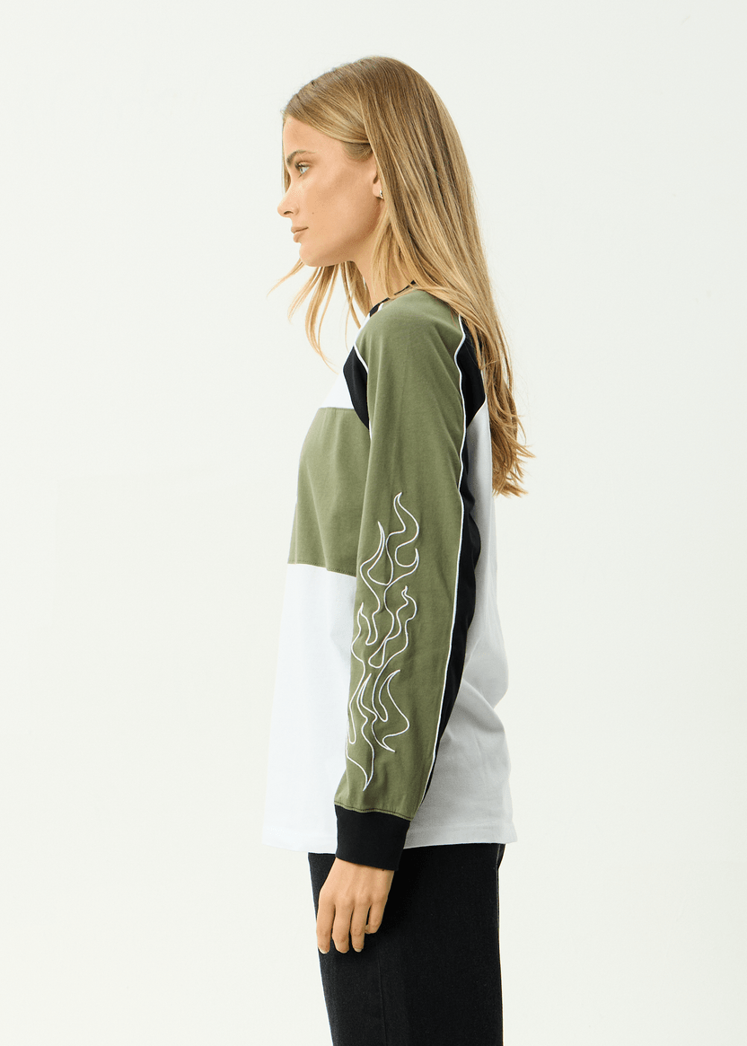 Dirts - Recycled Long Sleeve Tee - AfendsW261060-DEEP OLIVE-S