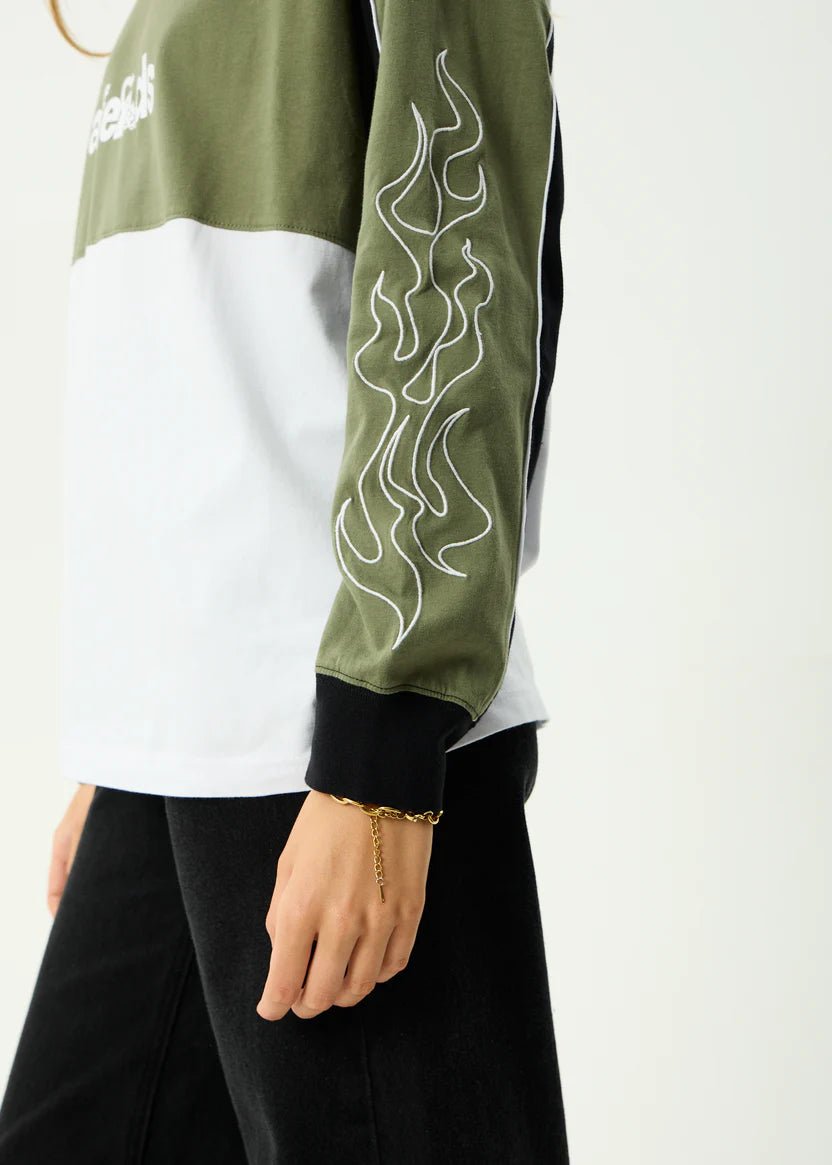 Dirts - Recycled Long Sleeve Tee - AfendsW261060-DEEP OLIVE-S