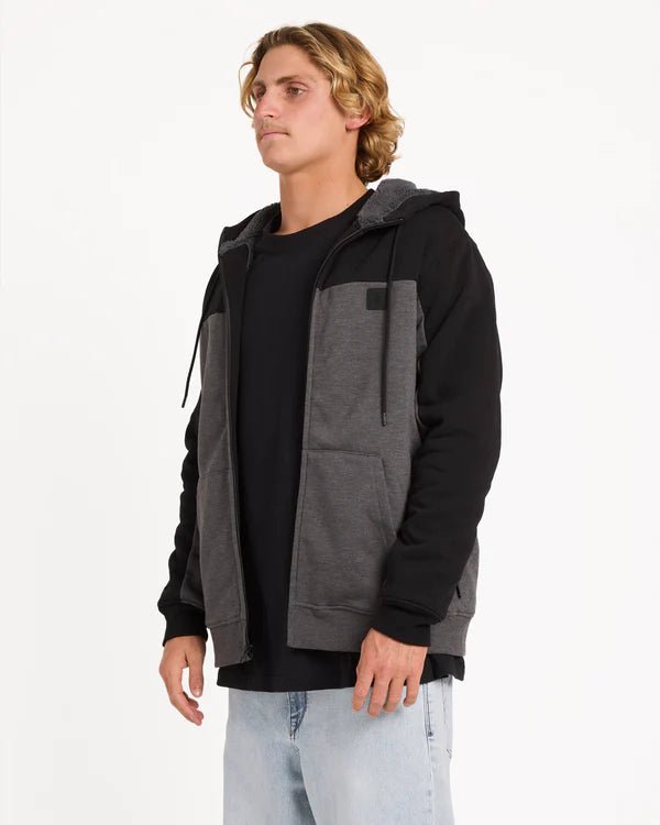 DIVISION LINED ZIP - VolcomA5812501-CHARCOAL HEATHER-S